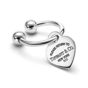 Tiffany's / Tiffany & Co. Return to Tiffany® Heart Tag Key Ring